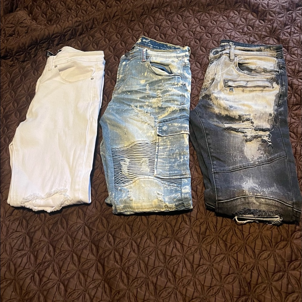 3 pairs of skinny jeans bundle